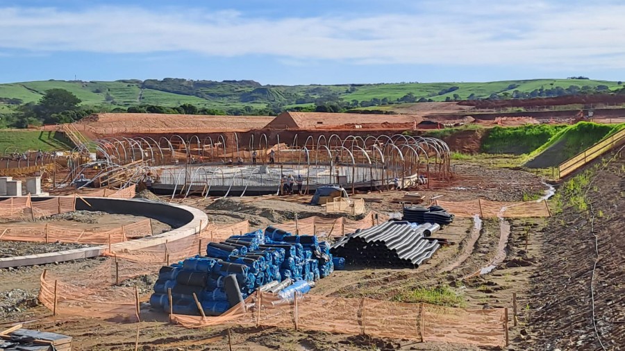 wide view of Costa Pinto biomethane plant in Piracicaba, Brazil